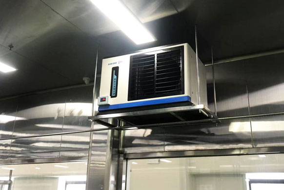 食品加工車間制冷降溫，應(yīng)用蒸發(fā)冷省電空調(diào)- 臥式軸流機(jī)型