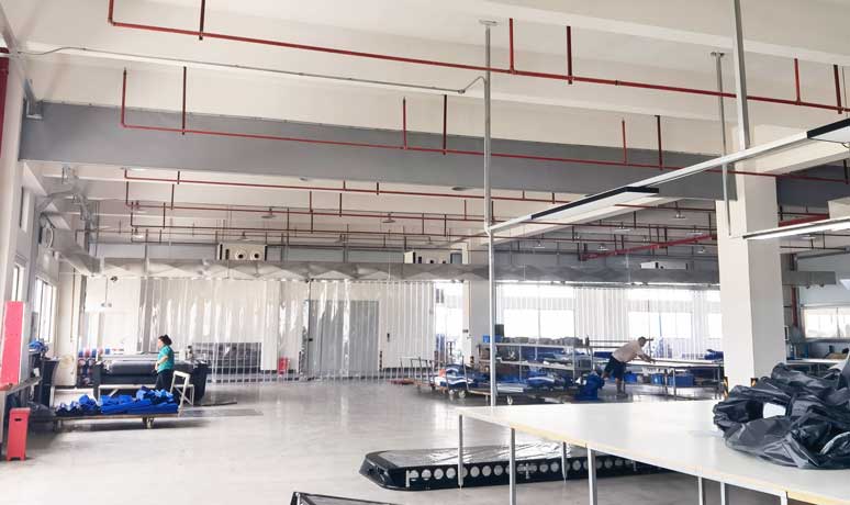 江蘇廠房降溫，應(yīng)用蒸發(fā)冷省電空調(diào)-臥式射流空調(diào)機組